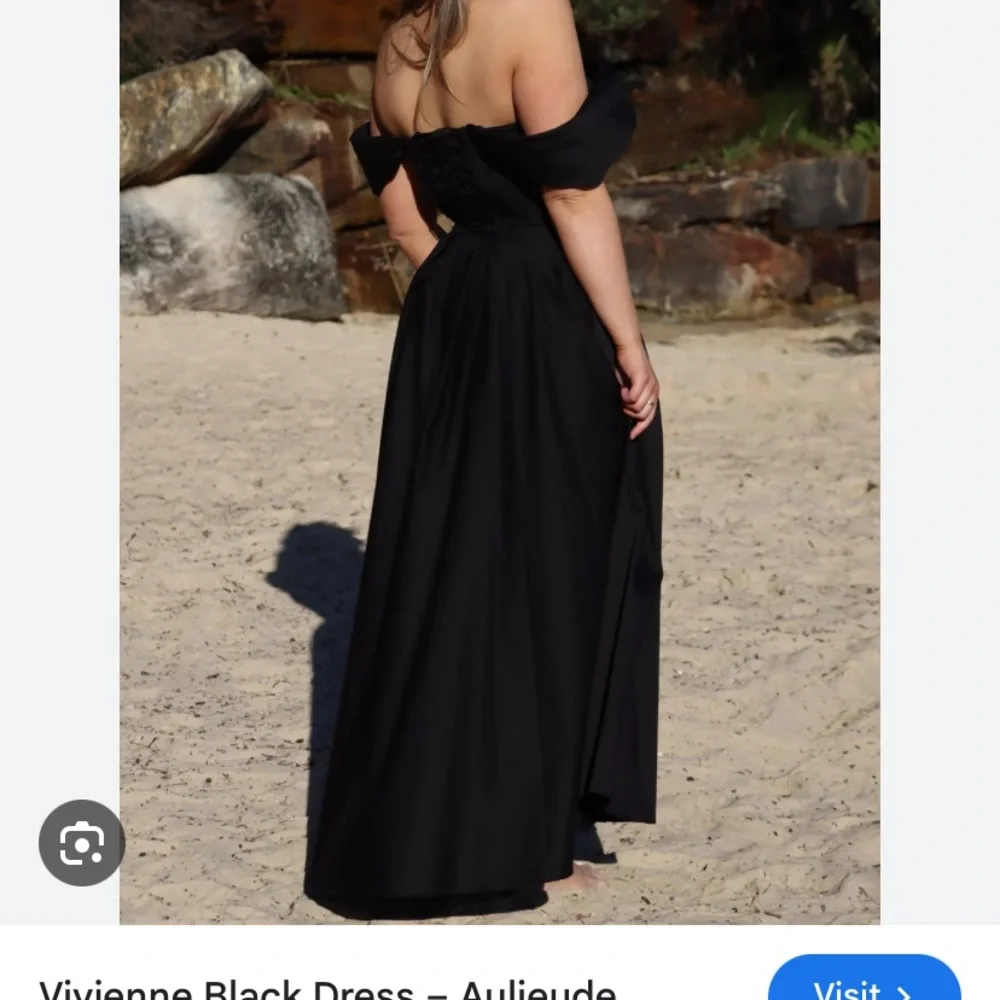Black Off the Shoulder Convertible Dress - can wear 10 different ways! - Picture 9 of 11